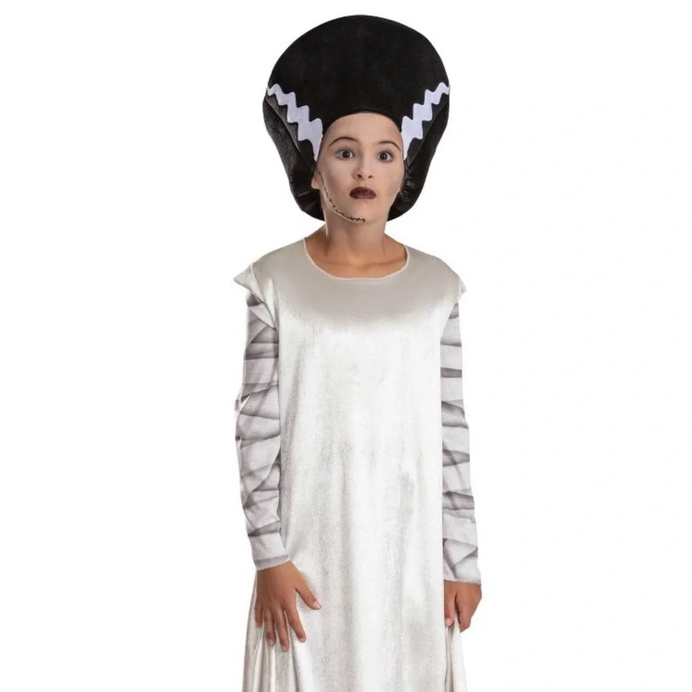 Monsters Bride of Frankenstein Classic Costume size 4-6x